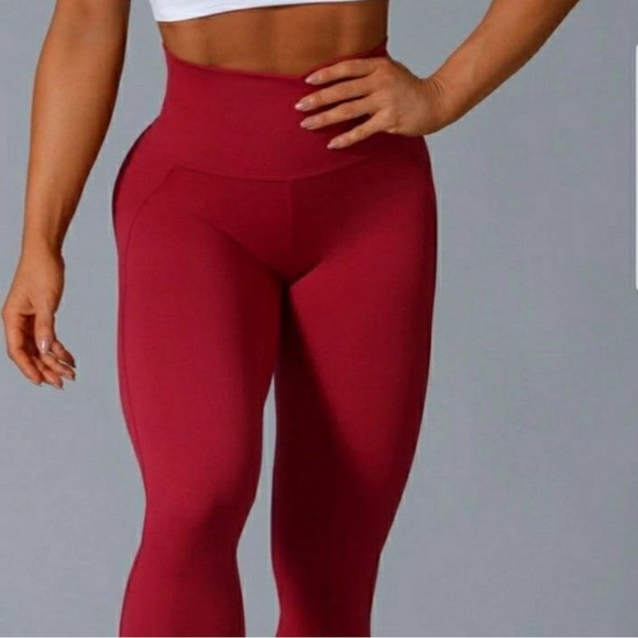 Bombshell sportswear red leggings - XS - Picture 1 of 3